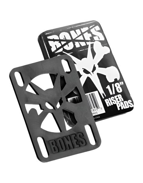 Bones Wheels .125" Riser Pad (2 pack) Black