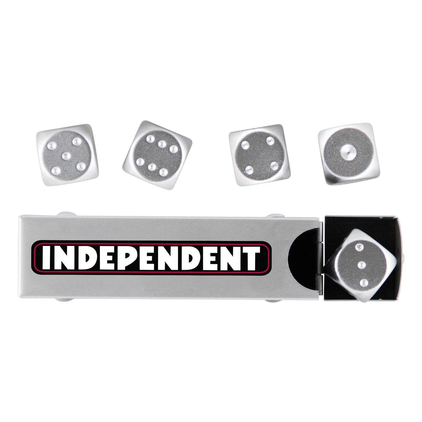Bar Logo Dice Set Silver OS Unisex Independent