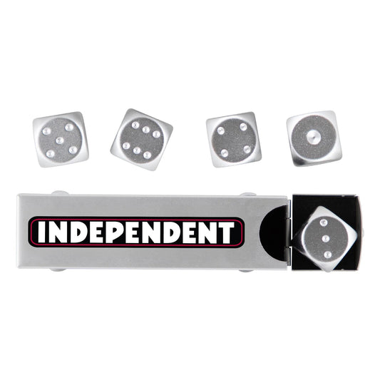 Bar Logo Dice Set Silver OS Unisex Independent