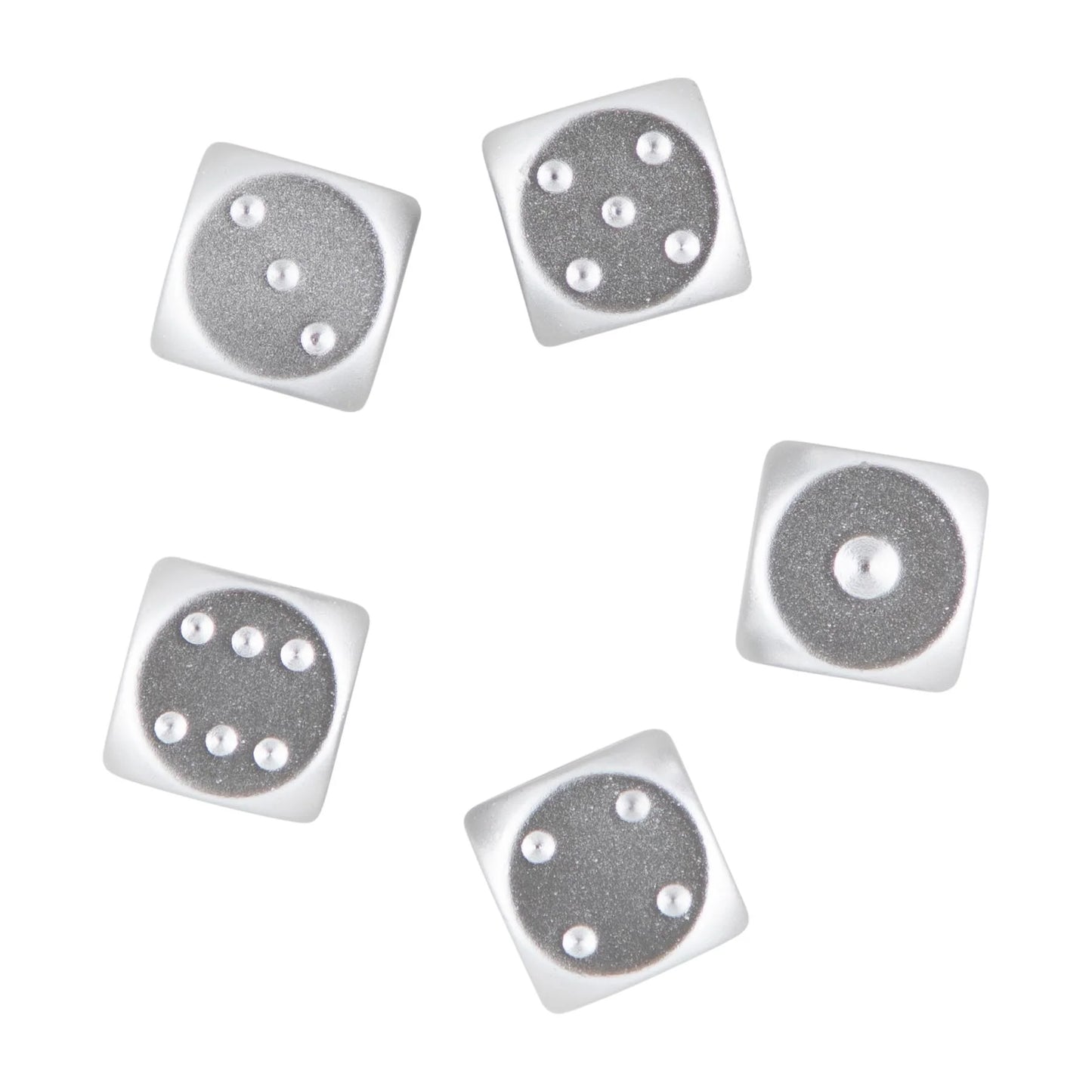 Bar Logo Dice Set Silver OS Unisex Independent