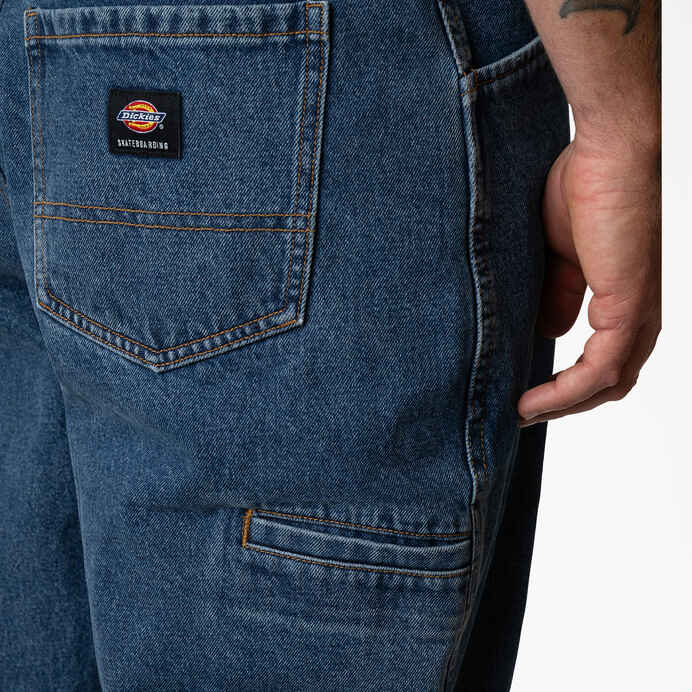 Dickies Skateboarding Mike Anderson Loose Fit Jeans Stonewashed Blue