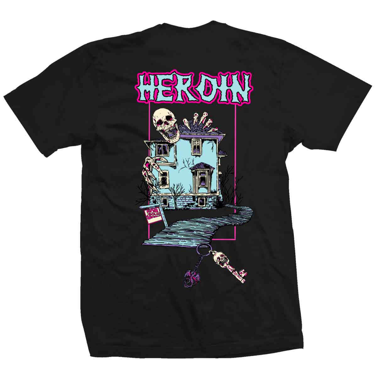 Heroin Die Tonight Black T-shirt