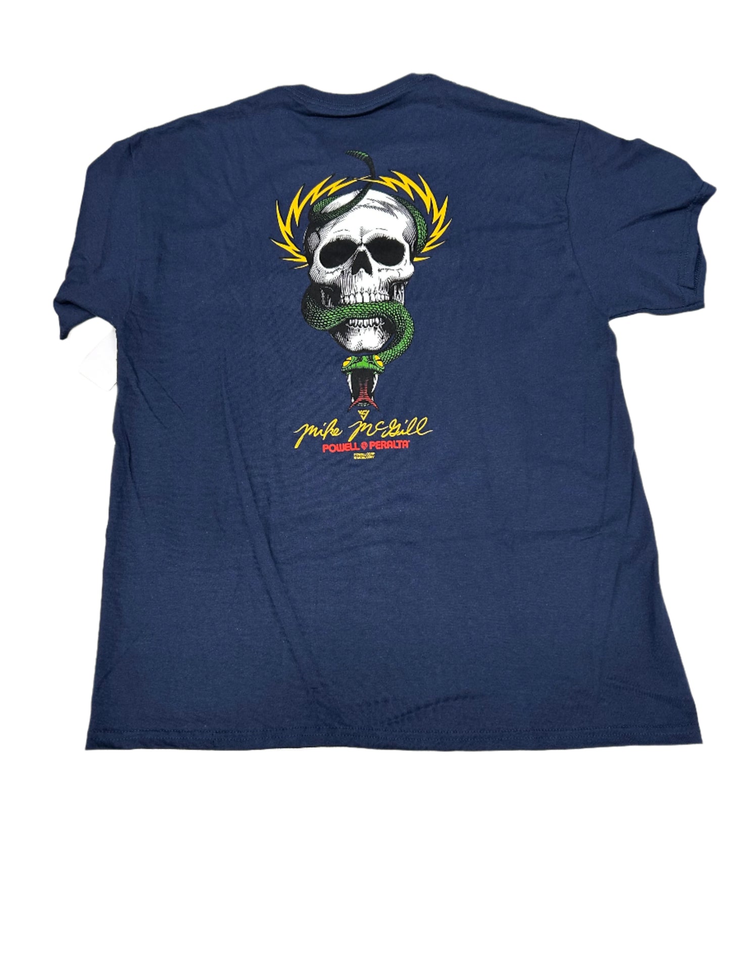 Powell Peralta Mike McGill Skull and Snake Navy T-shirt