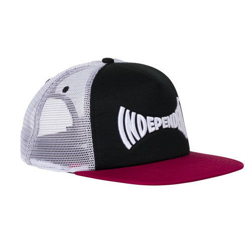 Independent Span Mesh High Trucker Black/Red/White