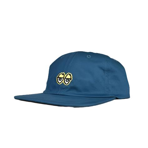 KROOKED EYES BLUE / YELLOW STRAPBACK HAT