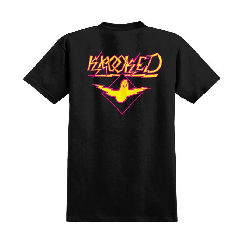 Krooked Lightening Bird Black T-Shirt