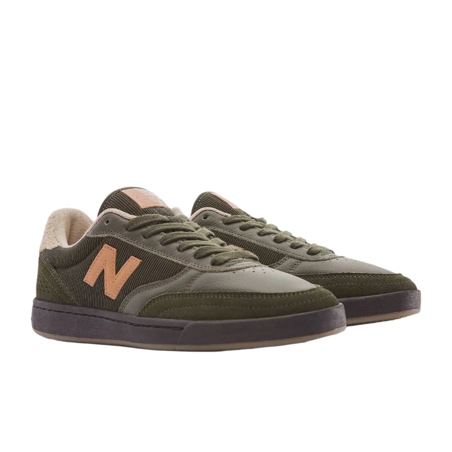 New Balance Numeric 440 TSP Forest Green With Black Shoes