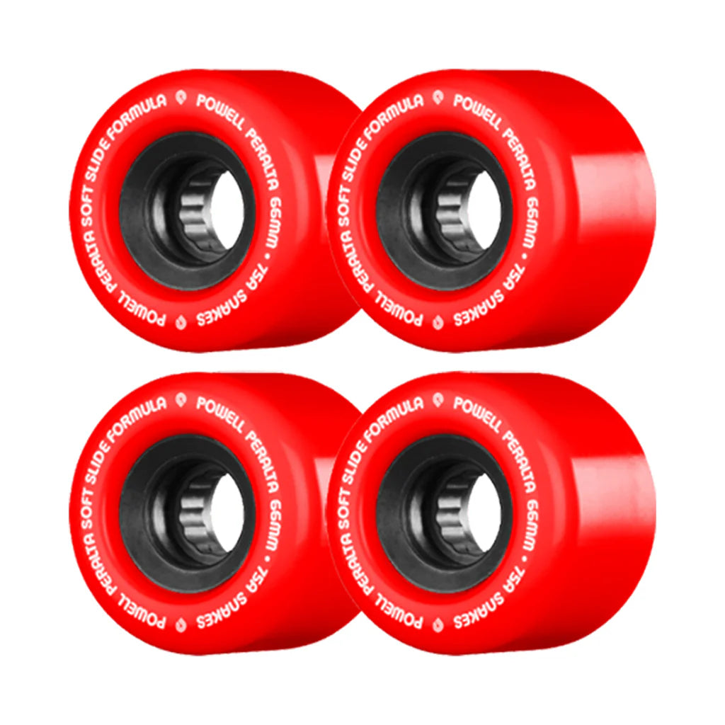 Powell Peralta Snakes 66mm 75a - Red - Skate wheels