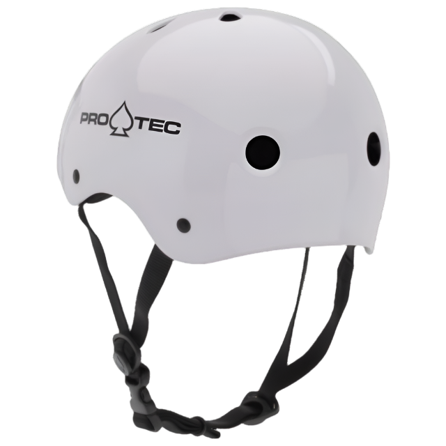 PROTEC CLASSIC SKATE GLOSS WHITE HELMET
