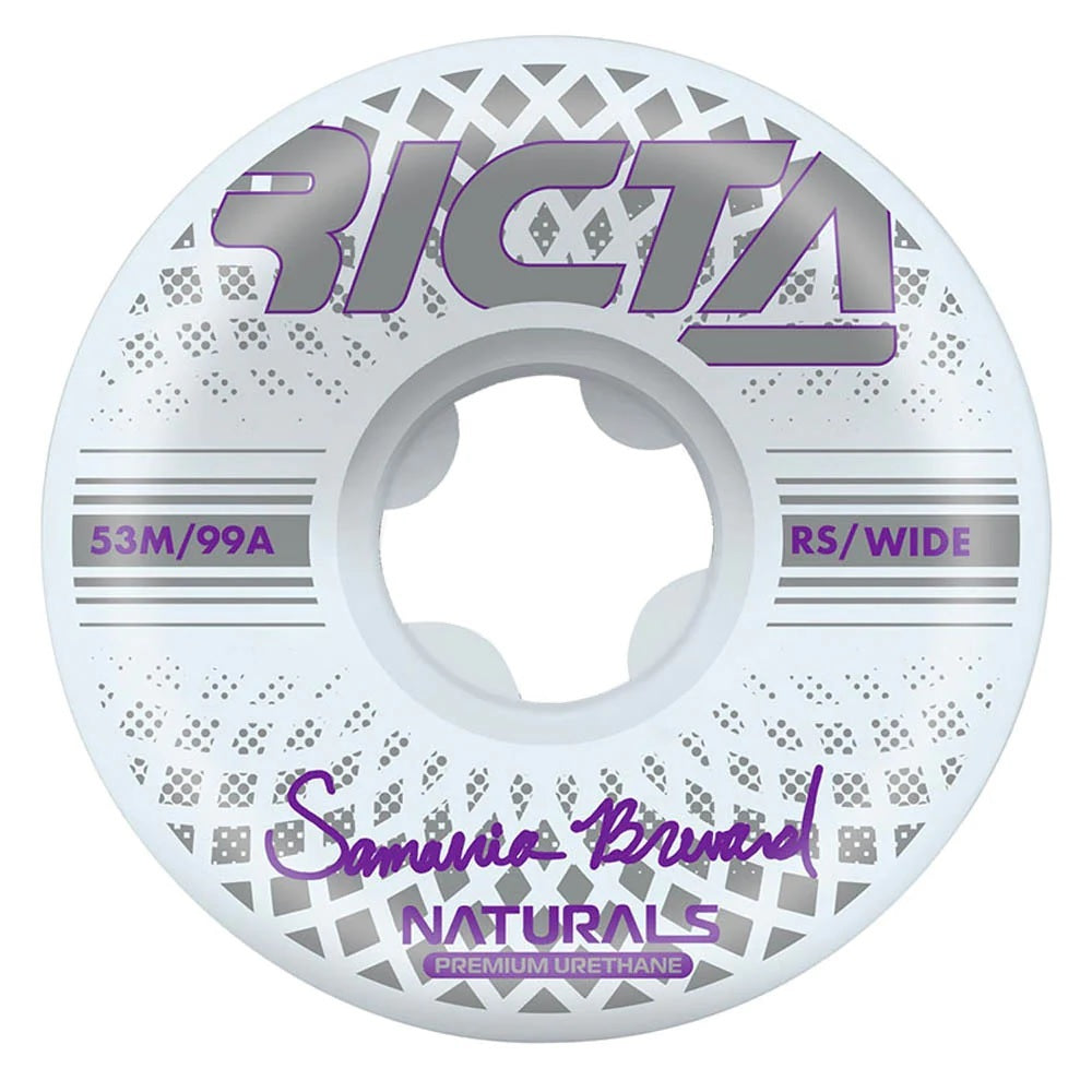 Ricta 53Mm Brevard Reflective Naturals Wide 99A Wheels