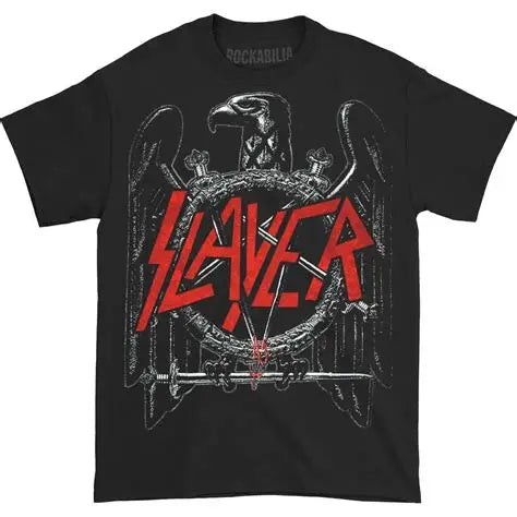 SLAYER BLACK EAGLE MENS T-SHIRT XL