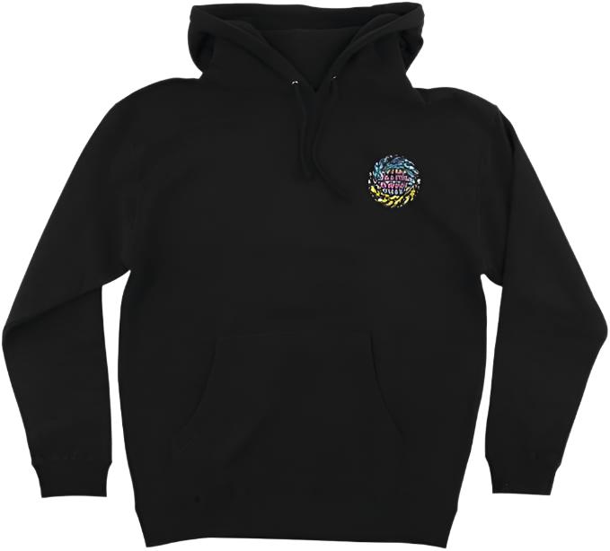 Slime Balls SB Logo Chrome Pullover Black Hoodie