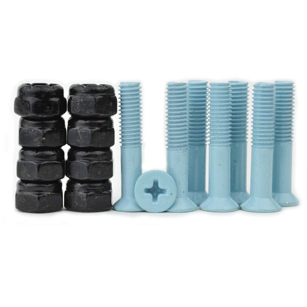 Standard 1" Philips Light Blue Hardware Set