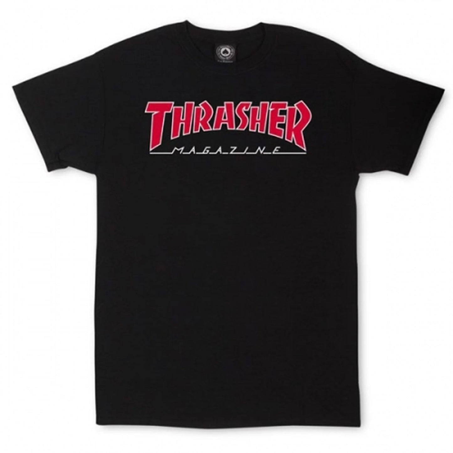 Thrasher Outlined T-Shirt Red/Black