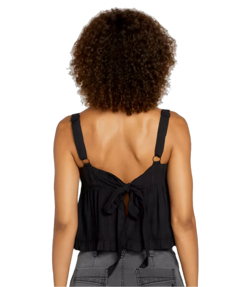 Volcom Womens Day by Day Black Tank Top