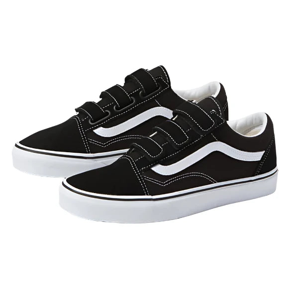 Vans Old Skool V Suede / Canvas / Black / White Shoes