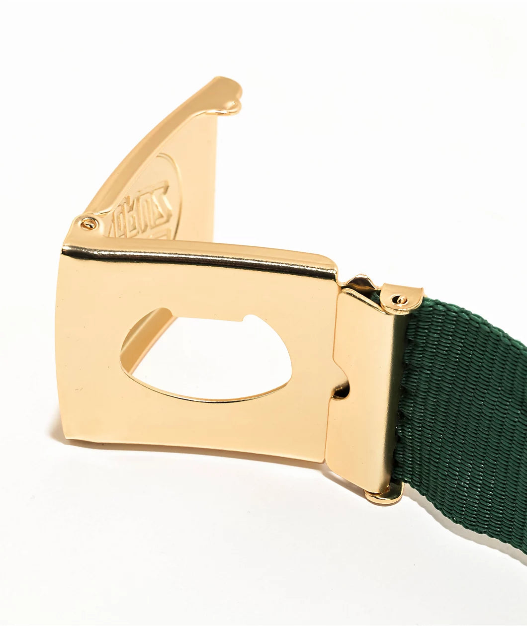 Santa Cruz Opus Dot Gold & Green Web Belt
