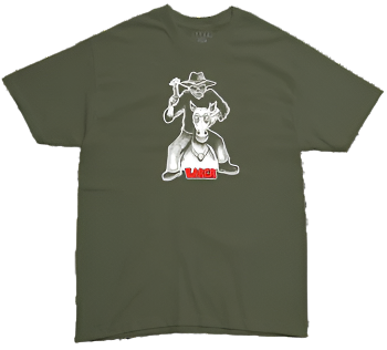 Baker Big Iron Military Green T-shirt