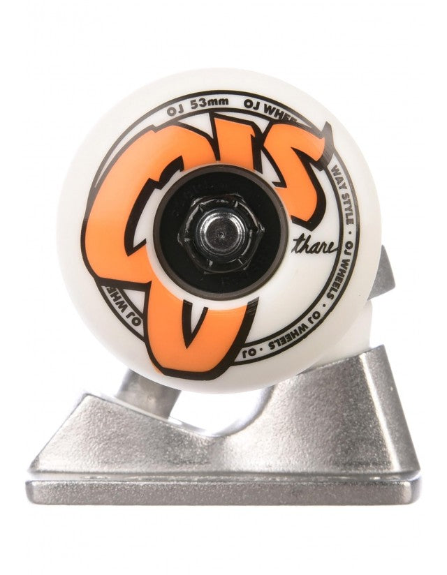 Bullet Pre-Built Trucks 120mm / 53mm 83a OJ Logo wheels