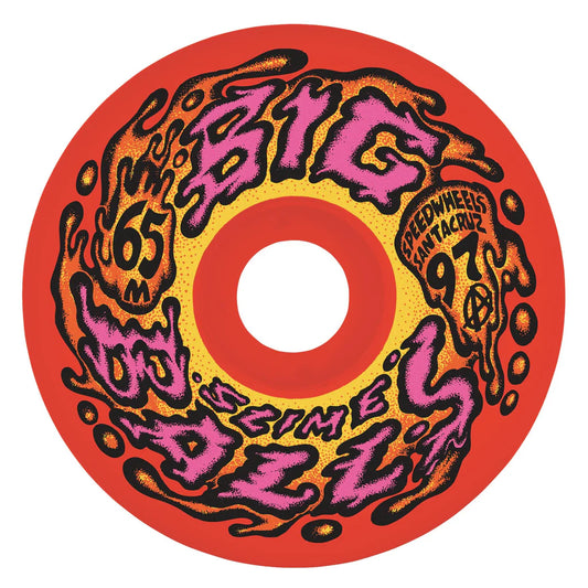 Slime Balls Wheels 65mm Big Balls Reissue Red 97a