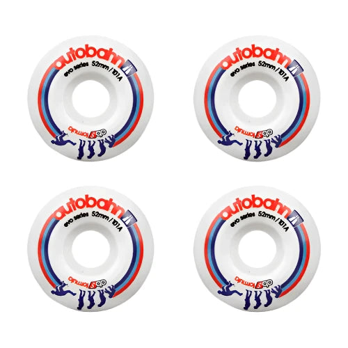 Autobahn 52MM Evolution 101a White Wheels