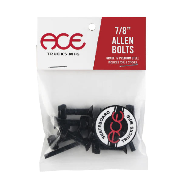 Ace 7/8" Allen Hardware Set Black