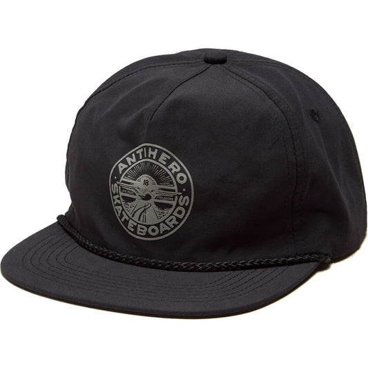Anti Hero Stay Ready Snapback Hat Black