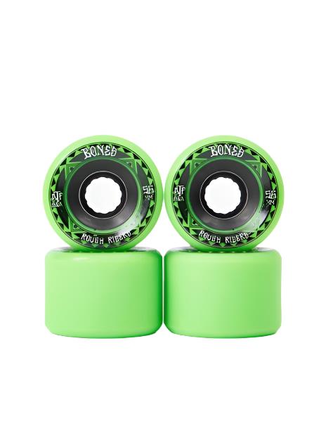 Bones Wheels ATF Rough Rider Skateboard Wheels Runners  4pk Green