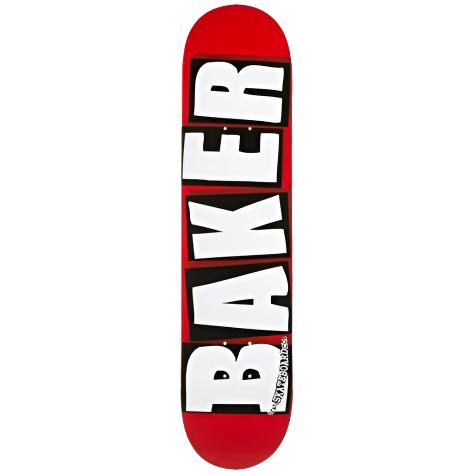 Baker Brand Logo White Deck - 8.25"