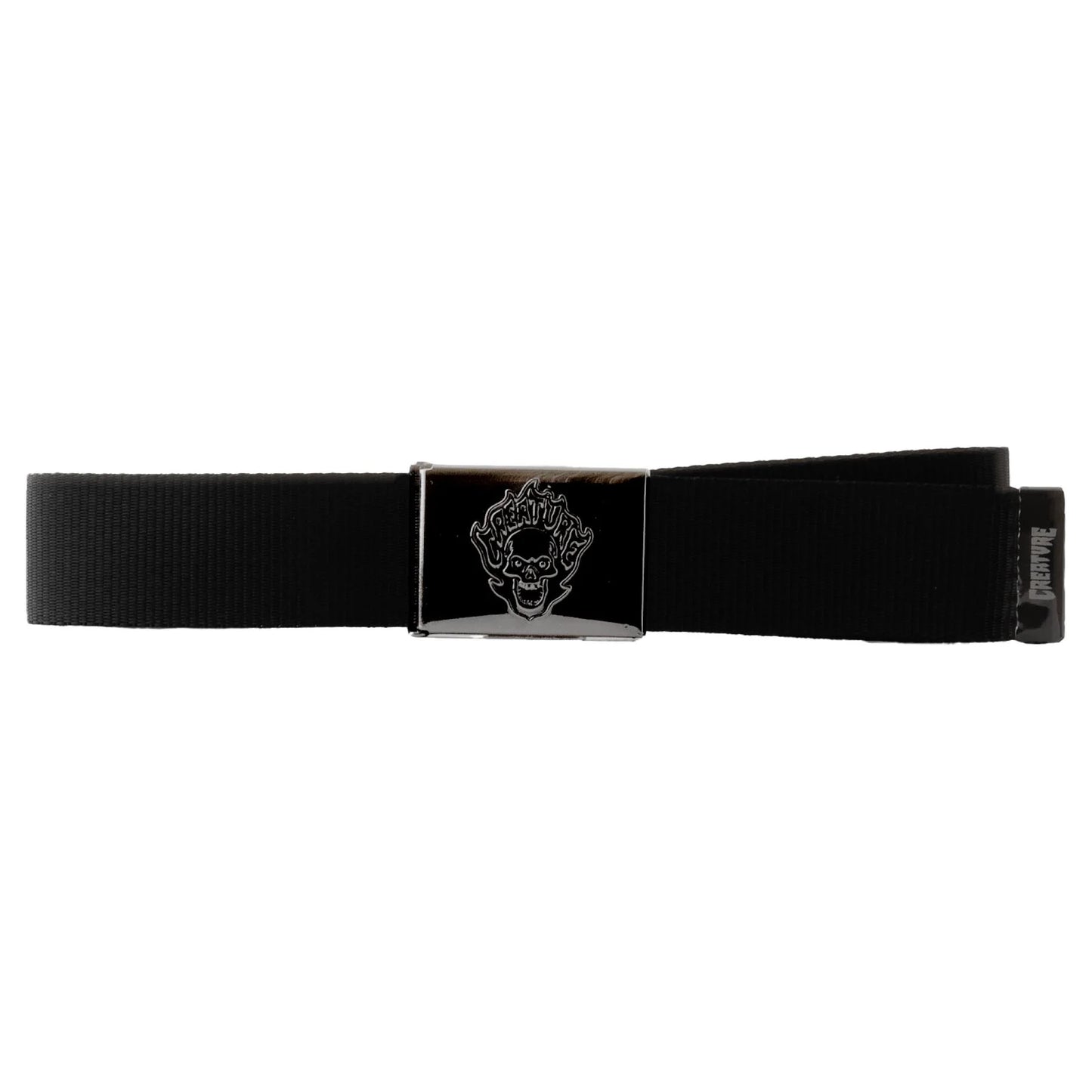 Creature Bonehead Flame Web Belt Black OS Unisex