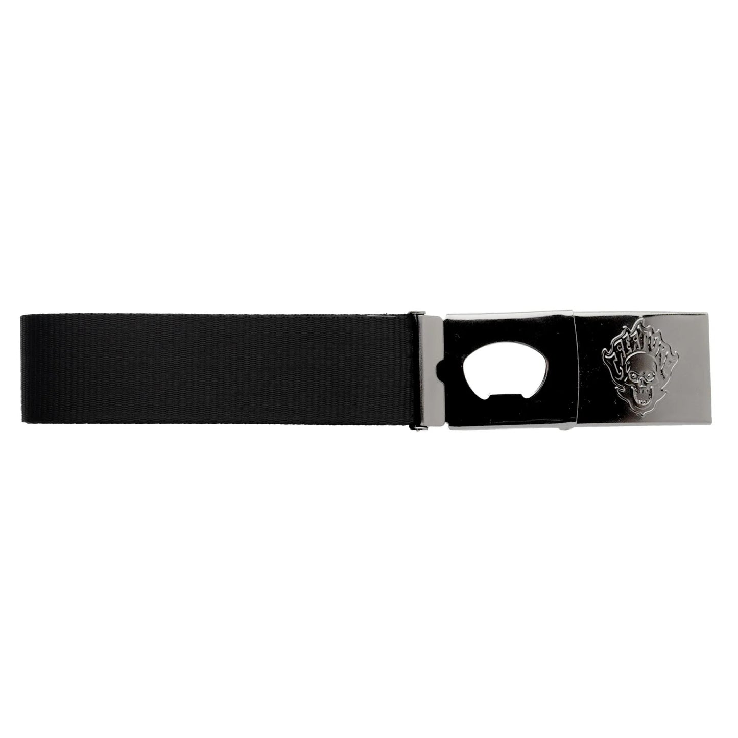 Creature Bonehead Flame Web Belt Black OS Unisex
