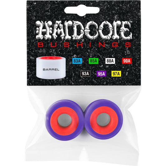 Bones Hardcore Barrel Bushings Purple/Red 95A Set of 2