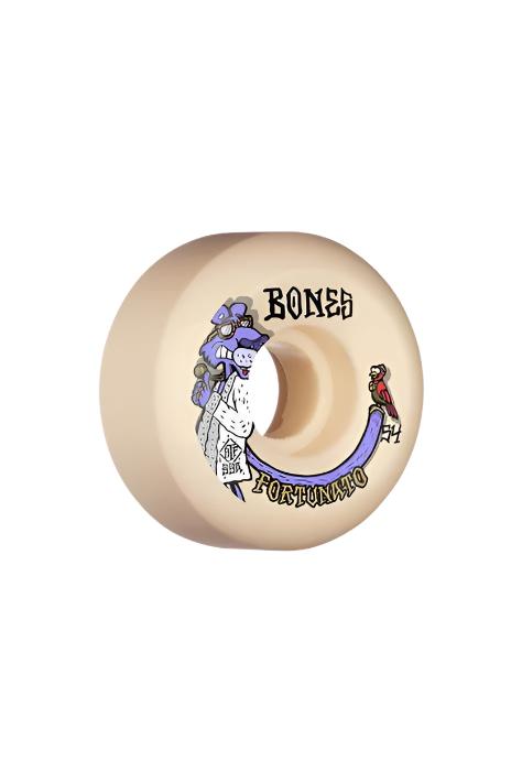 Bones Skateboard Wheels 52mm STF V5 Fortunato Pimpin 99A White