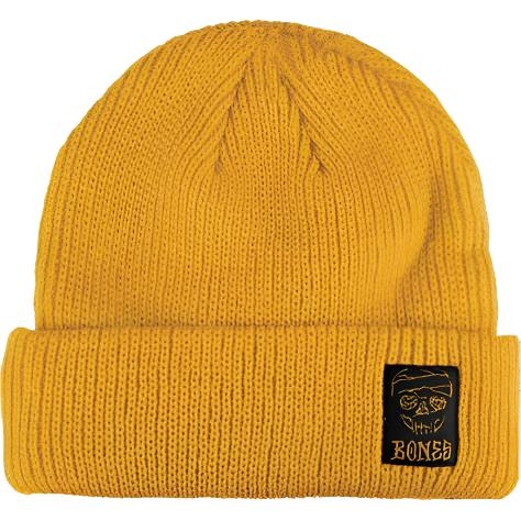 Bones Black and Gold Beanie