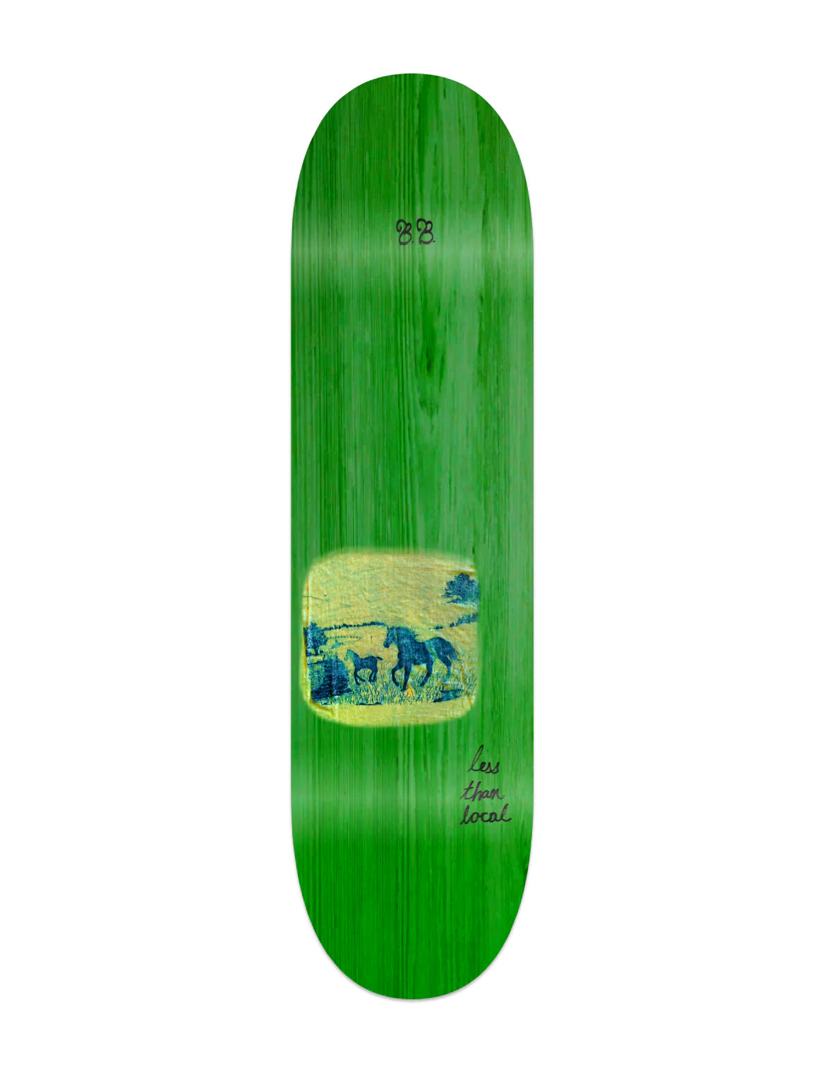 Brian's Horses Green and Yellow Deck
