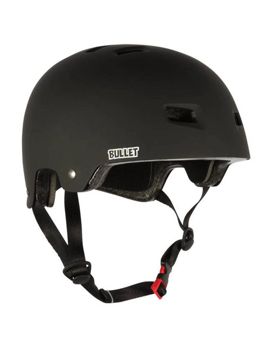 Bullet Safety Gear Deluxe Matte Black Helmet