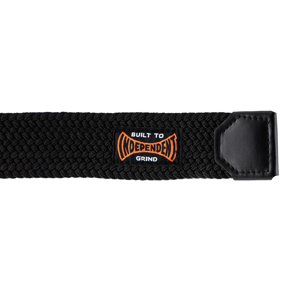 Independent Built to Grind Cord Belt Black OS Unisex