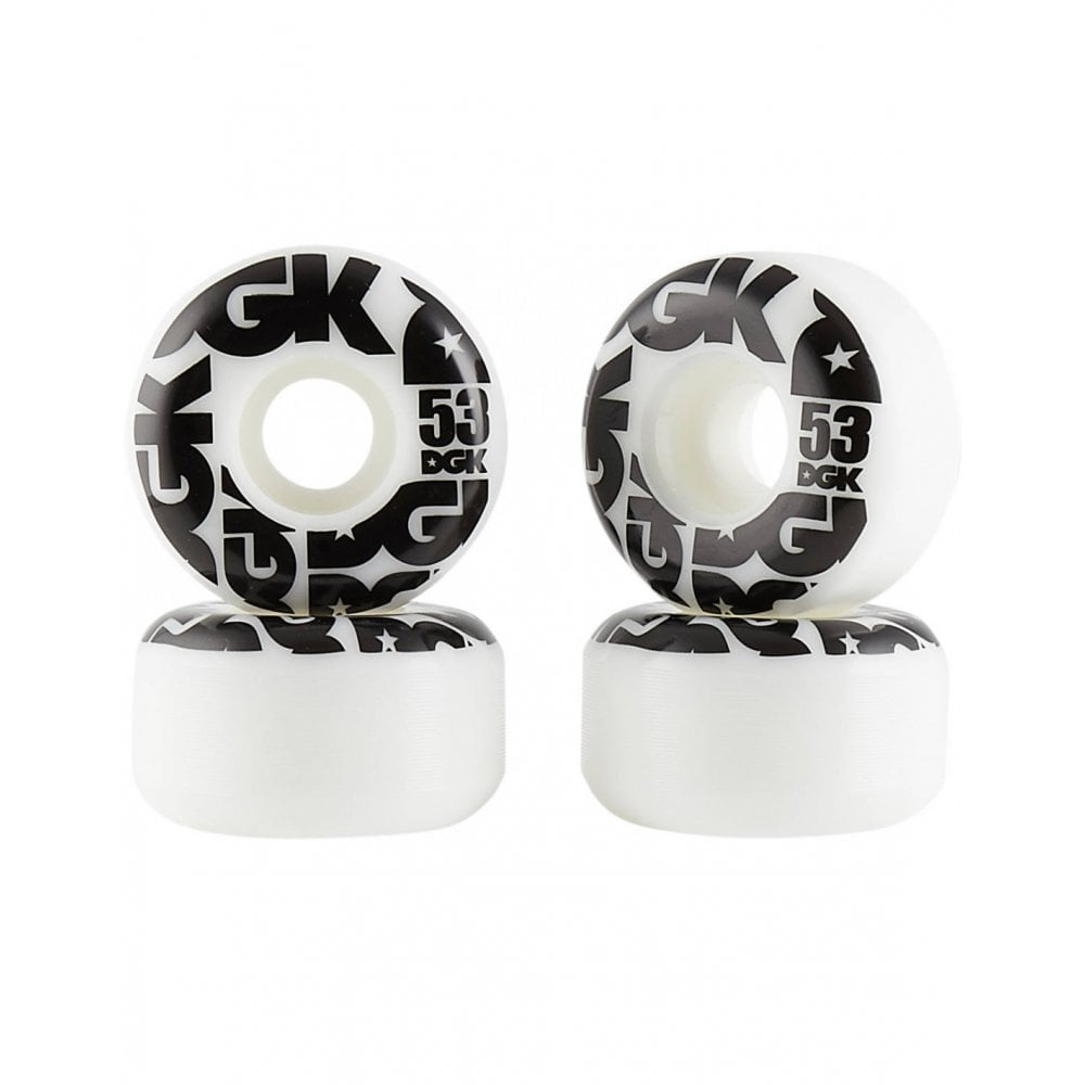 DGK Street Formula 53mm 101a White/Black