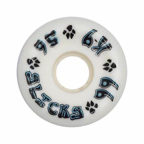 Dogtown K-9 Slicks 56MM x 99a White Wheels