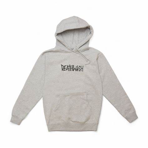 Deathwish Death Spray Gray Hoodie XL