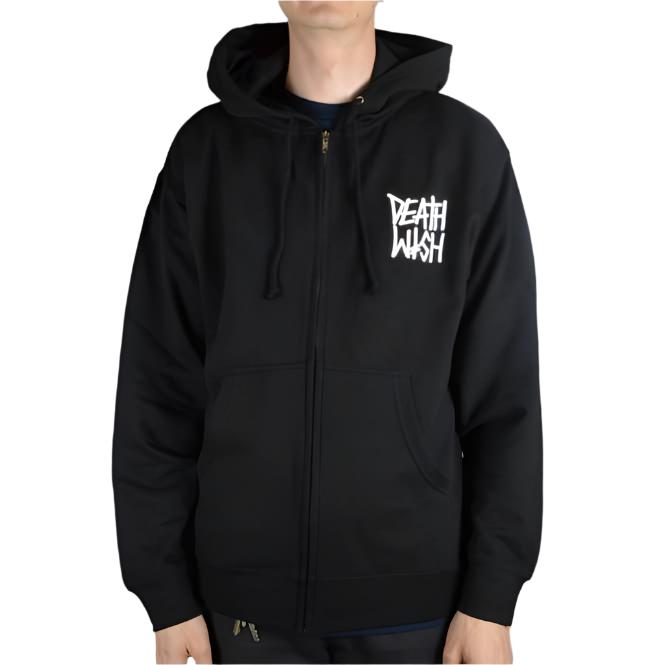 Deathwish The Truth Black/ White Zip Up Large