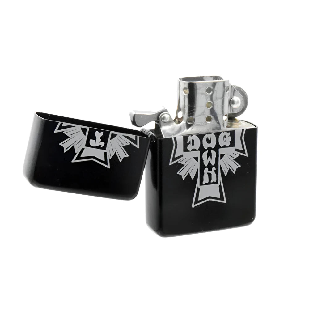 Dogtown Cross Logo Flip Top Metal Lighter