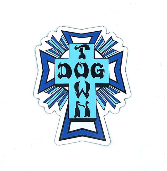 Dogtown Fridge Magnet Cross Logo 3"