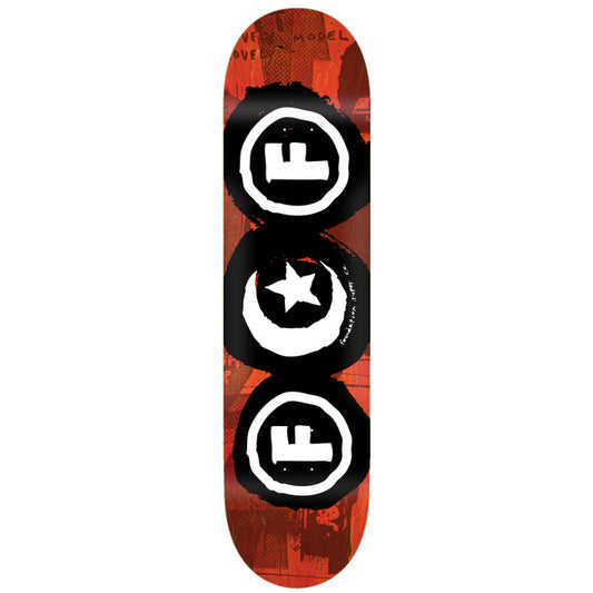 FOUNDATION RED TRIO DECK - 8.5"