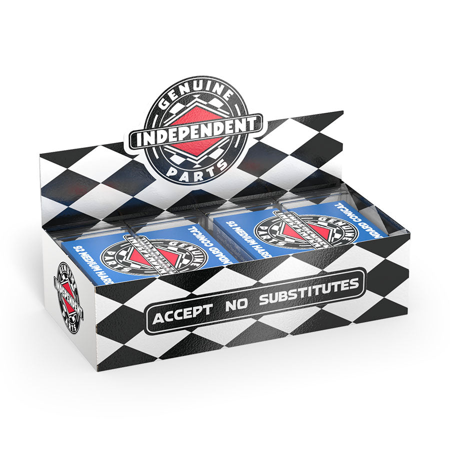 Independent Genuine Parts Standard Conical Cushions Medium Hard (92a) Blue