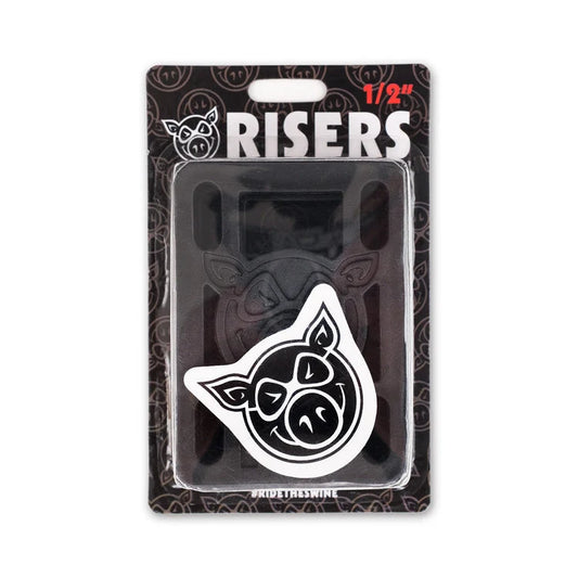 PIG 1/2" Hard Risers Black
