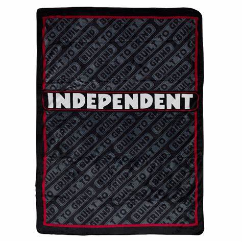 Independent Bar Logo Black Blanket