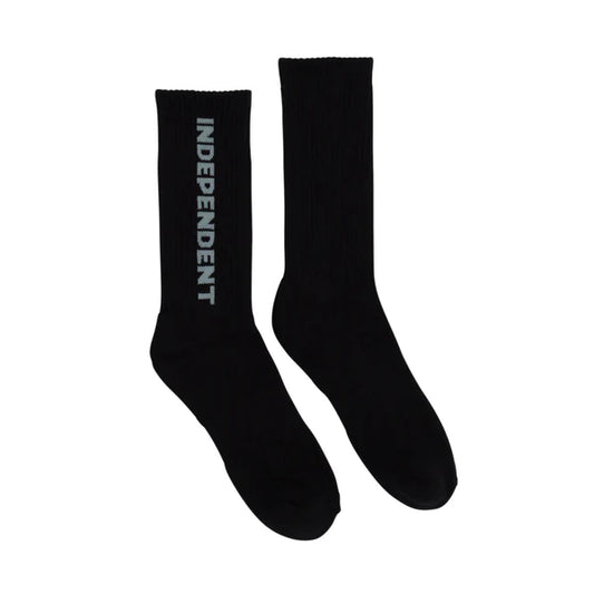 Independent RTB Reflect Black Crew Socks 9-11