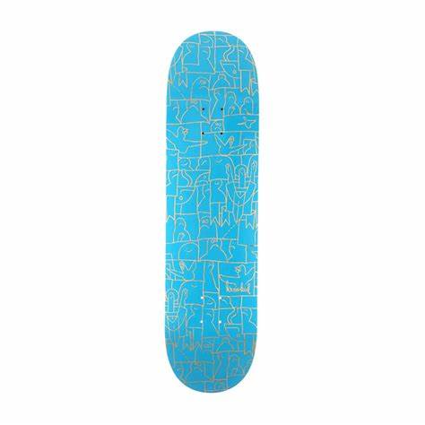 KROOKED BLUE FLOCK DECK - 8.25"