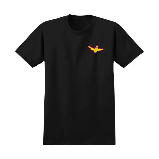 Krooked Lightening Bird Black T-Shirt